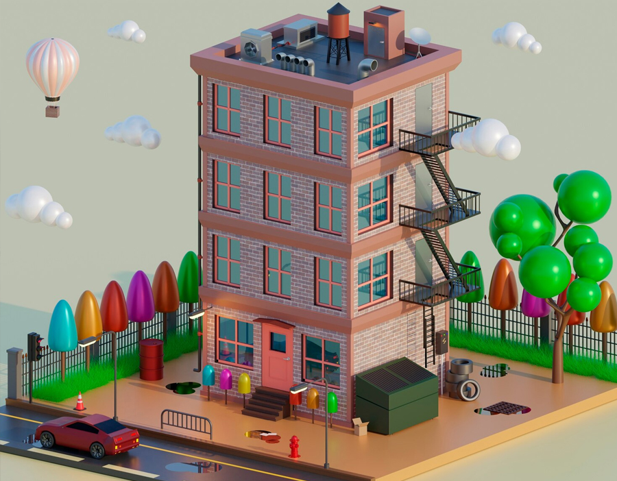 Reconstruction of Old Factory Building